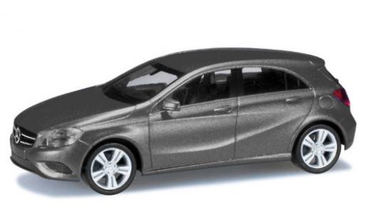 Diecast model cars Mercedes Classe A Base metallic grey 1/87 Herpa
