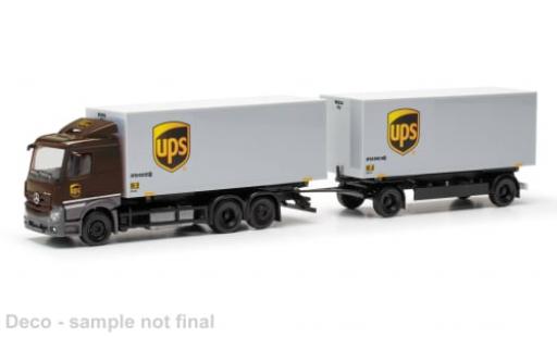 Diecast model cars Mercedes CLA Classicspace Actros UPS 1/87 Herpa