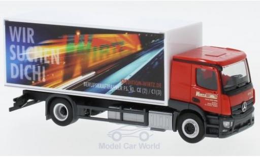 Diecast model cars Mercedes CLA Classicspace Actros Wirtz K&Atilde;&frac14;hltrunk-LKW 1/87 Herpa