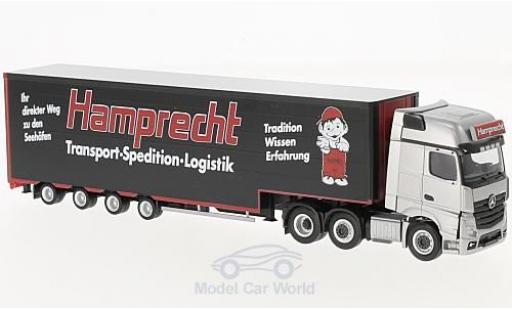 Diecast model cars Mercedes Actros Gigaspace 6x2 Hamprecht Meusburger-SZ 1/87 Herpa