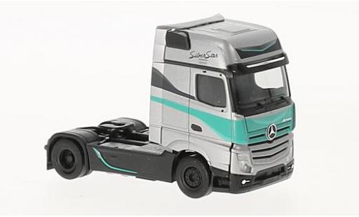 Diecast model cars Mercedes Actros Gigaspace Silver Star Silver Star Edition (NL) tracteur 1/87 Herpa