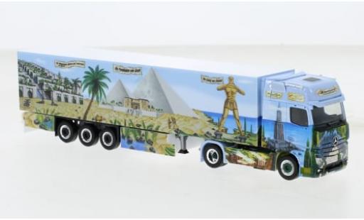 Diecast model cars Mercedes Actros Base Weltgeschichte Nr. 3.2 / Schumacher 2018 1/87 Herpa
