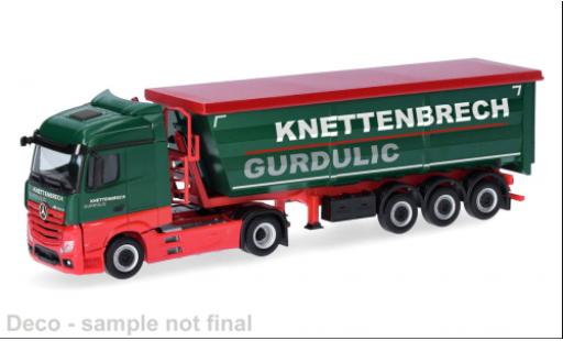 Diecast model cars Mercedes Actros Base Knettenbrech &amp; Gurdulic 1/87 Herpa