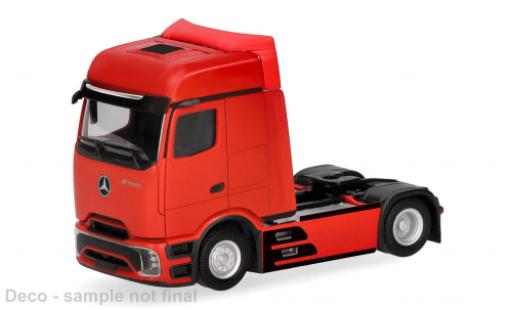 Diecast model cars Mercedes Actros Base L red 1/87 Herpa