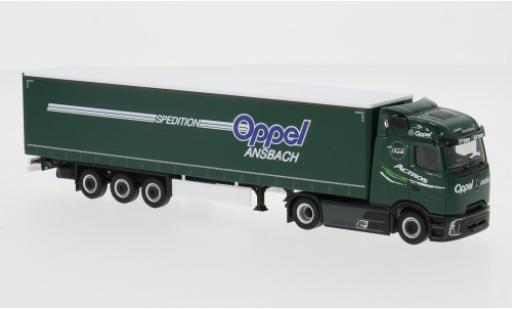 Diecast model cars Mercedes Actros Base Oppel Ansbach 1/87 Herpa