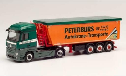 Diecast model cars Mercedes Actros Streamspace 2.5 Peterburs St&Atilde;&para;ffelliner-tracteur 1/87 Herpa