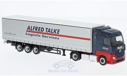 Diecast model cars Mercedes Actros Streamspace Alfred Talke Gardinenplanen-SZ 1/87 Herpa