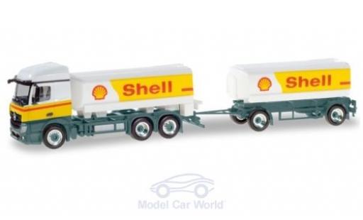 Diecast model cars Mercedes Actros Streamspace S Benzintank-H&Atilde;&curren;ngerzug 1/87 Herpa