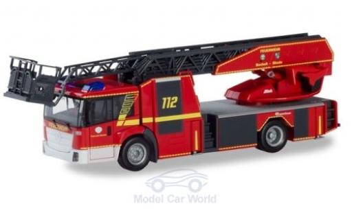 Diecast model cars Mercedes Econic Feuerwehr Drehleiter Fire brigade Bocholt / Rhede 1/87 Herpa