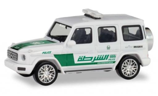 Diecast model cars Mercedes Classe G Base Dubai Police 1/87 Herpa