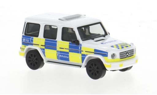 Diecast model cars Mercedes Classe G Base (W463) Politie (BE) 1/87 Herpa