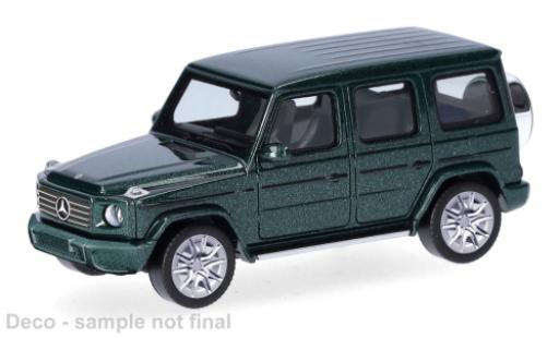 Diecast model cars Mercedes Classe G Base (W465) green 1/87 Herpa