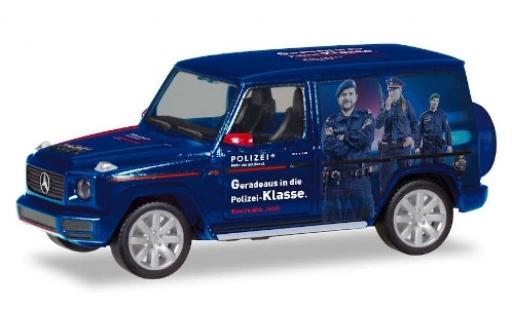 Diecast model cars Mercedes Classe G Base G-Modell Police &Atilde;�sterreich (A) 1/87 Herpa