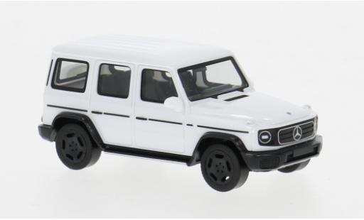Diecast model cars Mercedes Classe G Base G580 white 1/87 Herpa