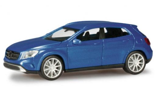 Diecast model cars Mercedes GLC Base GLClasse A (X156) metallic blue 1/87 Herpa