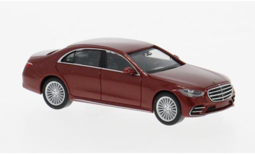 Diecast model cars Mercedes Classe S Base (V223) red 1/87 Herpa