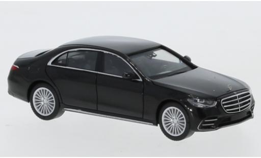 Diecast model cars Mercedes Classe S Base (W223) black 1/87 Herpa