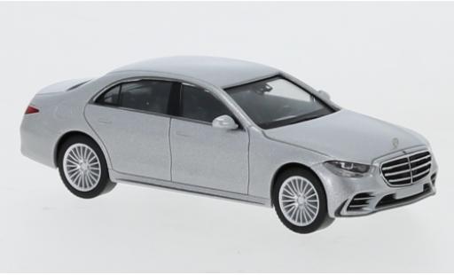Diecast model cars Mercedes Classe S Base (W223) grey 1/87 Herpa
