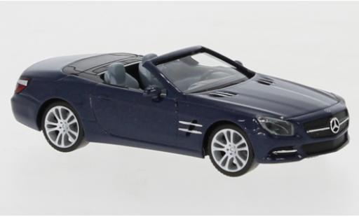 Diecast model cars Mercedes Classe SL Base (R231) metallic blue 1/87 Herpa