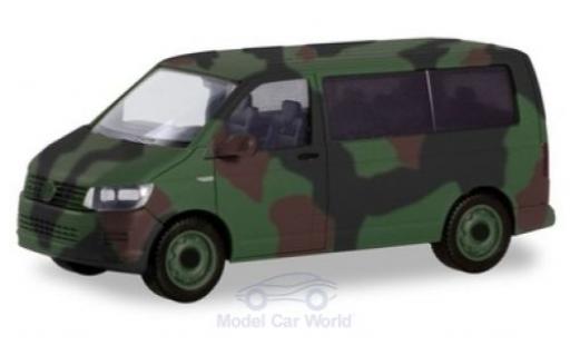 Diecast model cars Volkswagen T6 T6 Bus Bundeswehr 1/87 Herpa