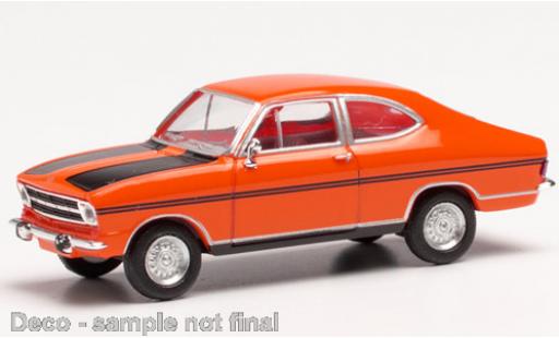 Diecast model cars Opel Kadett B Coupe B orange 1/87 Herpa