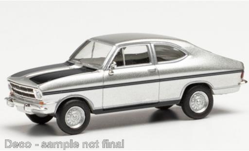 Diecast model cars Opel Kadett B Coupe B grey/black 1/87 Herpa