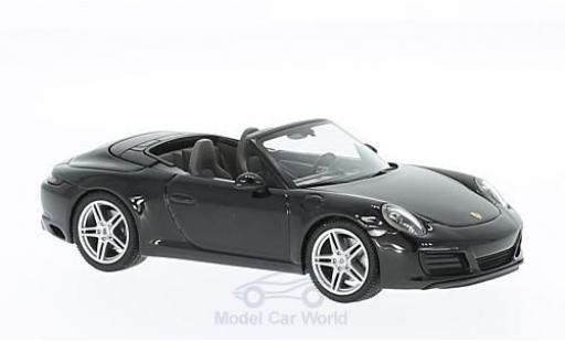 Diecast model cars Porsche 911 SC (/2) Carrera Convertible metallic black 1/43 Herpa
