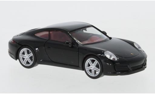 Diecast model cars Porsche 911 Carrera 4 black 1/87 Herpa