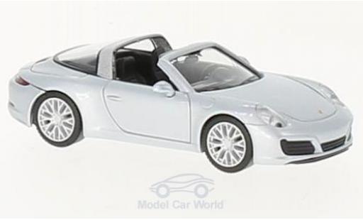 Diecast model cars Porsche 911 Targa 4S grey 1/87 Herpa