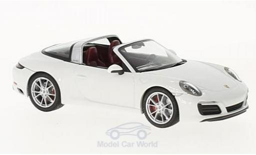 Diecast model cars Porsche 911 Targa 4S white 1/43 Herpa