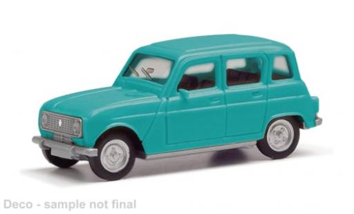 Diecast model cars Renault 4 Base turquoise 1/87 Herpa