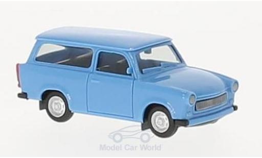 Diecast model cars Trabant 601 Universal S blue 1/87 Herpa