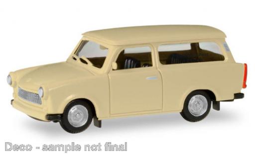 Diecast model cars Trabant 601 Universal beige 1/87 Herpa