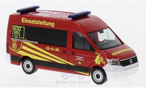 Diecast model cars Volkswagen Crafter Bus HD ELW Fire brigade Liebenburg/Goslar 1/87 Herpa