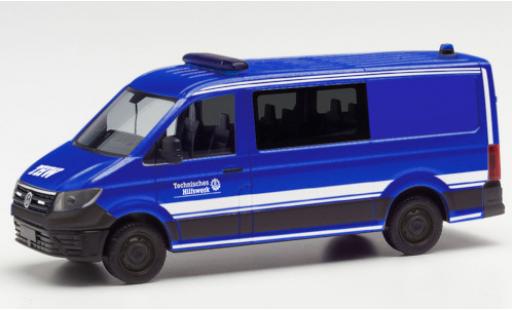 Diecast model cars Volkswagen Crafter Bus Halbbus FD THW Hessen/Rheinland-Pfalz/Saarland 1/87 Herpa