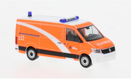 Diecast model cars Volkswagen Crafter Kasten van Saloonr Fire brigade/GW-RettMat 1/87 Herpa
