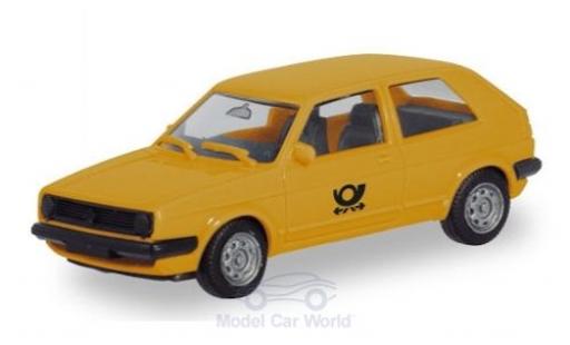 Diecast model cars Volkswagen Golf Base II Post 1/87 Herpa