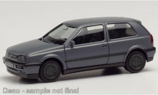 Diecast model cars Volkswagen Golf VR6 III grey 1/87 Herpa