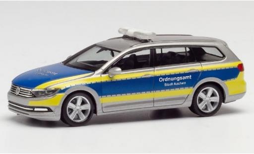 Diecast model cars Volkswagen Passat Base Variant Ordnungsamt Aachen 1/87 Herpa