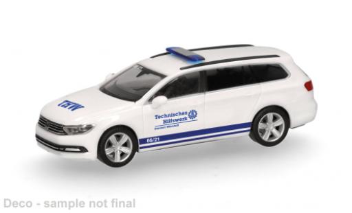 Diecast model cars Volkswagen Passat Base Variant THW W&Atilde;&para;rrstadt 1/87 Herpa