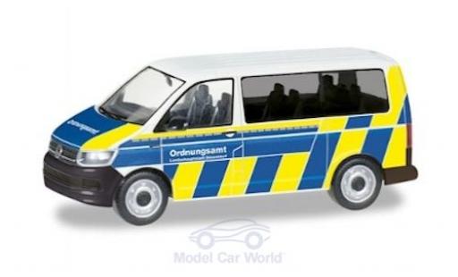 Diecast model cars Volkswagen T6 T6 Bus Ordnungsamt D&Atilde;&frac14;sseldorf 1/87 Herpa