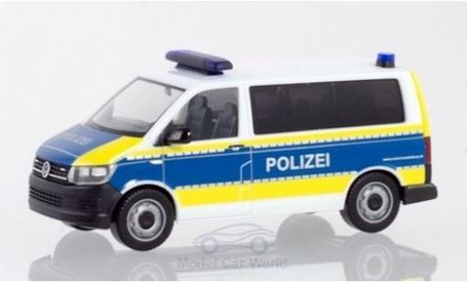 Diecast model cars Volkswagen T6 T6 Bus Police Brandenburg 1/87 Herpa