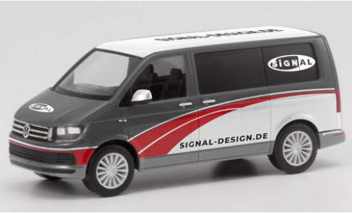Diecast model cars Volkswagen T6 T6 Bus Signal Design 1/87 Herpa