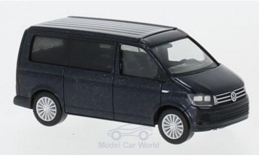 Diecast model cars Volkswagen T6 T6 California metallic blue 1/87 Herpa