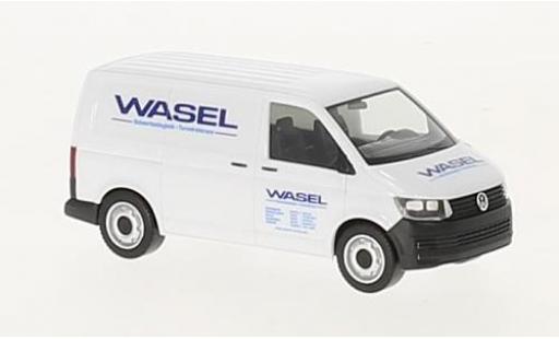 Diecast model cars Volkswagen T6 T6 van Wasel Krane 1/87 Herpa