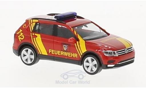 Diecast model cars Volkswagen Tiguan Base Fire brigade Goslar 1/87 Herpa