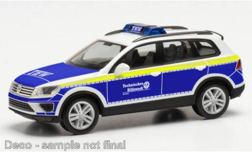 Diecast model cars Volkswagen Touareg Base THW OV Bochum 1/87 Herpa