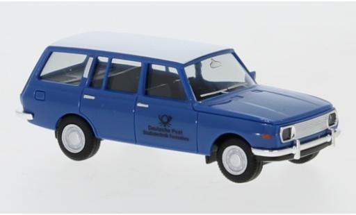 Diecast model cars Wartburg 353 Tourist Deutsche Post / Studio Technik Fernsehen 1966 1/87 Herpa