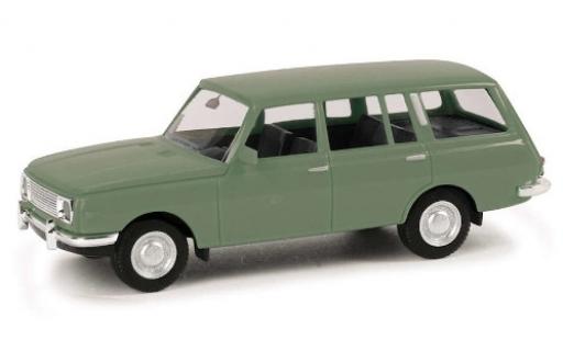 Diecast model cars Wartburg 353 Tourist green 1966 1/87 Herpa