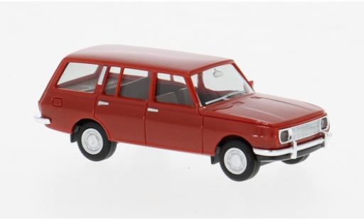 Diecast model cars Wartburg 353 Tourist red 1966 1/87 Herpa